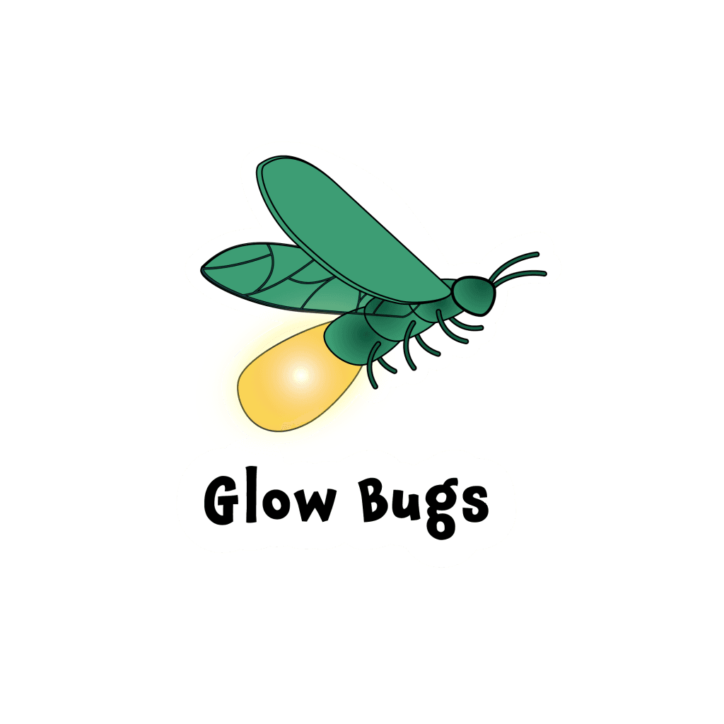 Glow Bugs decorative graphic